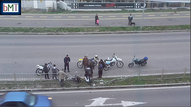 Извънредно! Моторист се размаза в мантинела на \