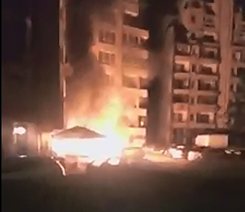 Огнен ад в бургаския ж.к. \