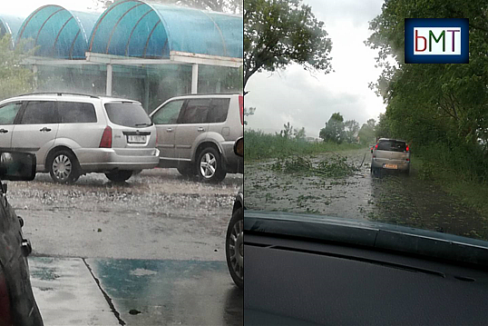 Виждали ли сте подобно нещо: В средата на май Айтос и Карнобат побеляха, мощна градушка предизвика наводнения (СНИМКИ)