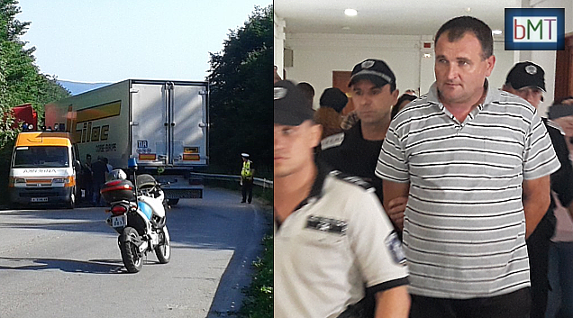 Шофьорът-убиец изпил шише с водка преди катастрофата на Ришкия проход, в съда той нервничи, че му броели чашите