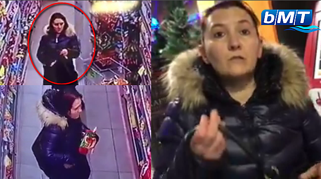 Вижте каква наглост! Крадла от Поморие твърди, че нищо не е взела, въпреки че е запечатана на няколко видеокамери (ВИДЕО)