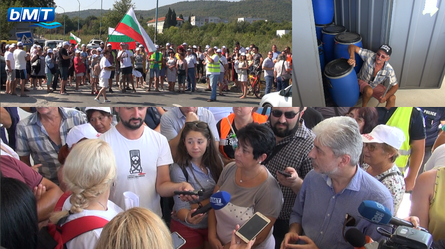 Страстите на протеста в Атия се разгорещиха, екоминистърът Нено Димов опровергава недоволните (ВИДЕО)