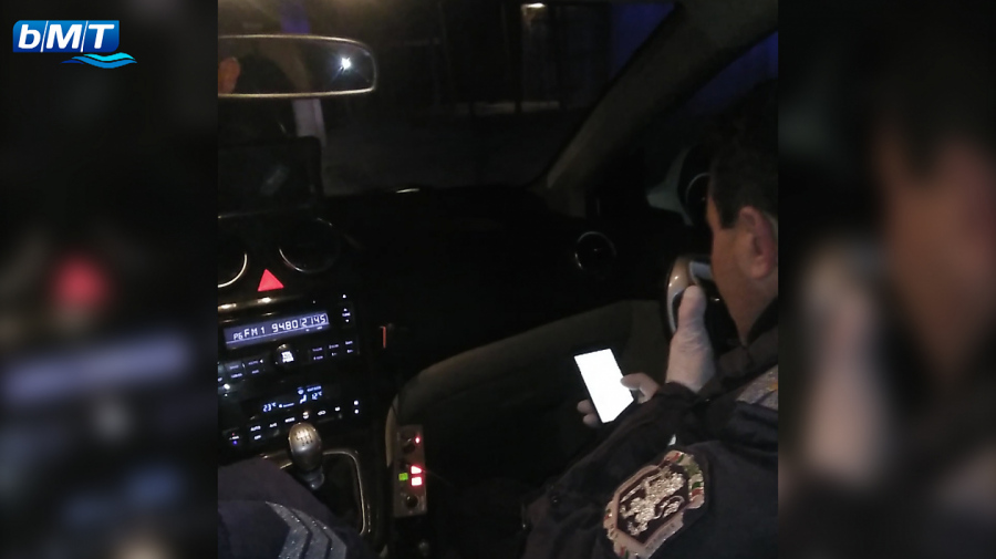 Акция в ромския квартал на Бургас, вижте как полиция с високоговорители разпръсква тълпите (ВИДЕО)