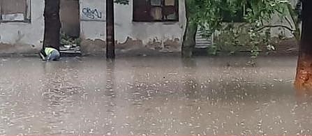 Част от село Хитрино е наводнено