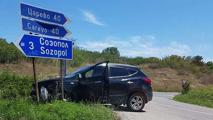 Бившият кмет на Созопол Панайот Рейзи катастрофира (СНИМКИ)