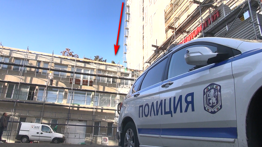 Възрастен мъж скочи от 8-ия етажа на COVID отделение в Бургас (СНИМКИ)