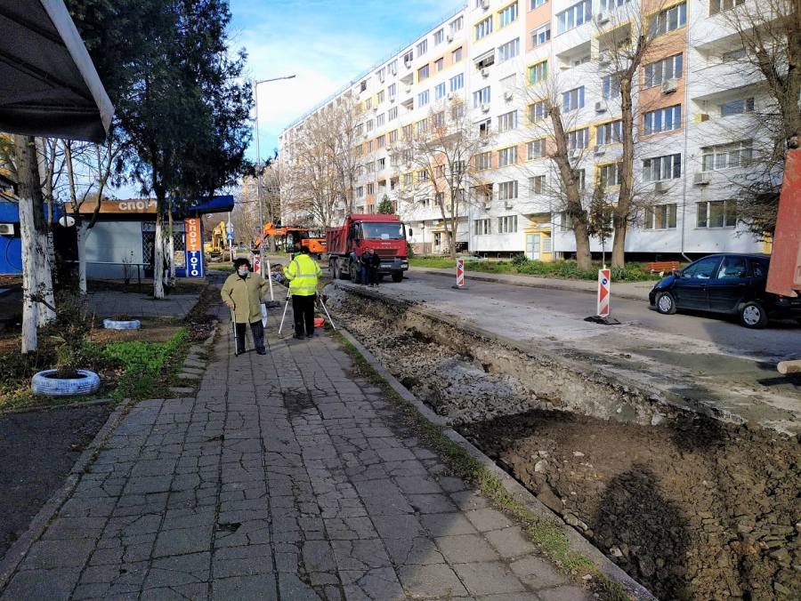 Заради ремонта на ул. „Петко Задгорски“ от понеделник спират движението в голям неин участък