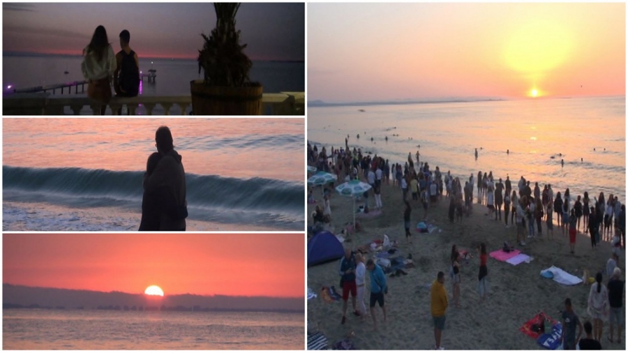 Хиляди посрещнаха Джулай морнинг на плажа в Бургас (ВИДЕО)