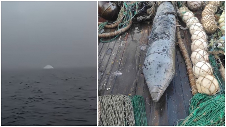 Рибари откриха авиобомба в морето край Созопол, вижте как военните я взривиха (ВИДЕО)