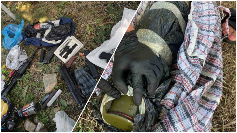 Бургаската полиция арестува двама с цял арсенал от оръжия, сред тях гранатомет и взривни устройства