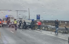 Тежка катастрофа на входа на Бургас, има пострадали