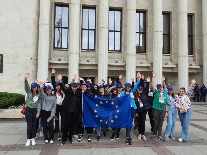 Вижте как Бургас отбеляза Деня на Европа