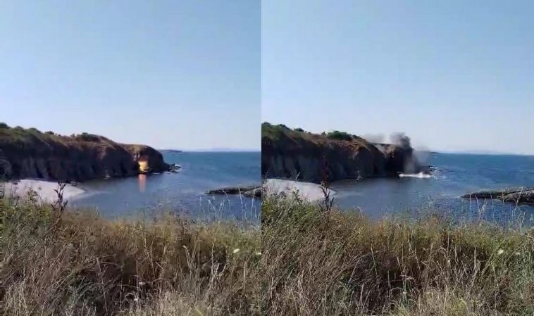 Военни унищожиха невзривен боеприпас на плаж край Царево (ВИДЕО)