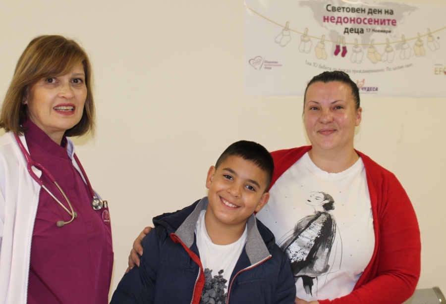 Росен, който подложи на изпитание неонатолозите в УМБАЛ Бургас, днес мечтае да е лекар