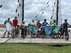 Глобалната колоездачна щафета COP30 Bike Ride с бургаско участие достигна своя финал в Бразилия 