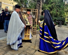 Светините на св. Гавриил Ургебадзе пристигнаха в Бургас (СНИМКИ)