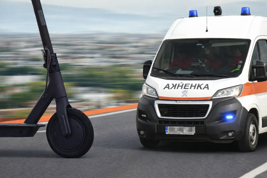 Над 70% от тежките инциденти с тротинетки в Бургас са предизвикани от деца 